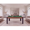 Table billard convertible, pieds métalliques couleur aux choix