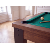 Table billard convertible, pieds métalliques couleur aux choix