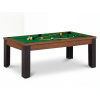 Table billard convertible, pieds métalliques couleur aux choix