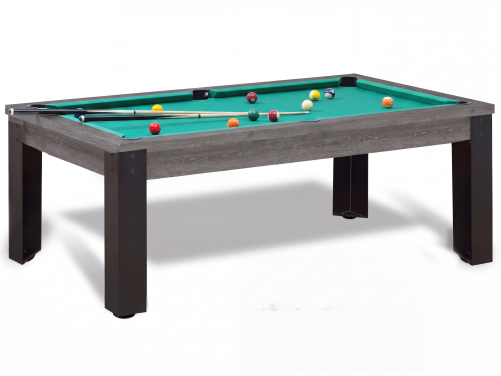 Table billard convertible américain, anglais, français - Bogota métallique