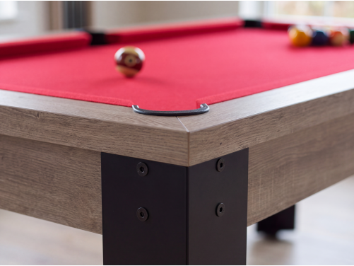 Table de billard convertible : Mendoza pieds métalliques