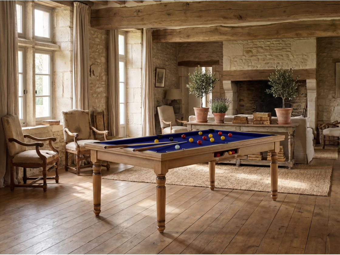 Billard américain, carambole et pool Douvres convertible dinatoire | Billards de France