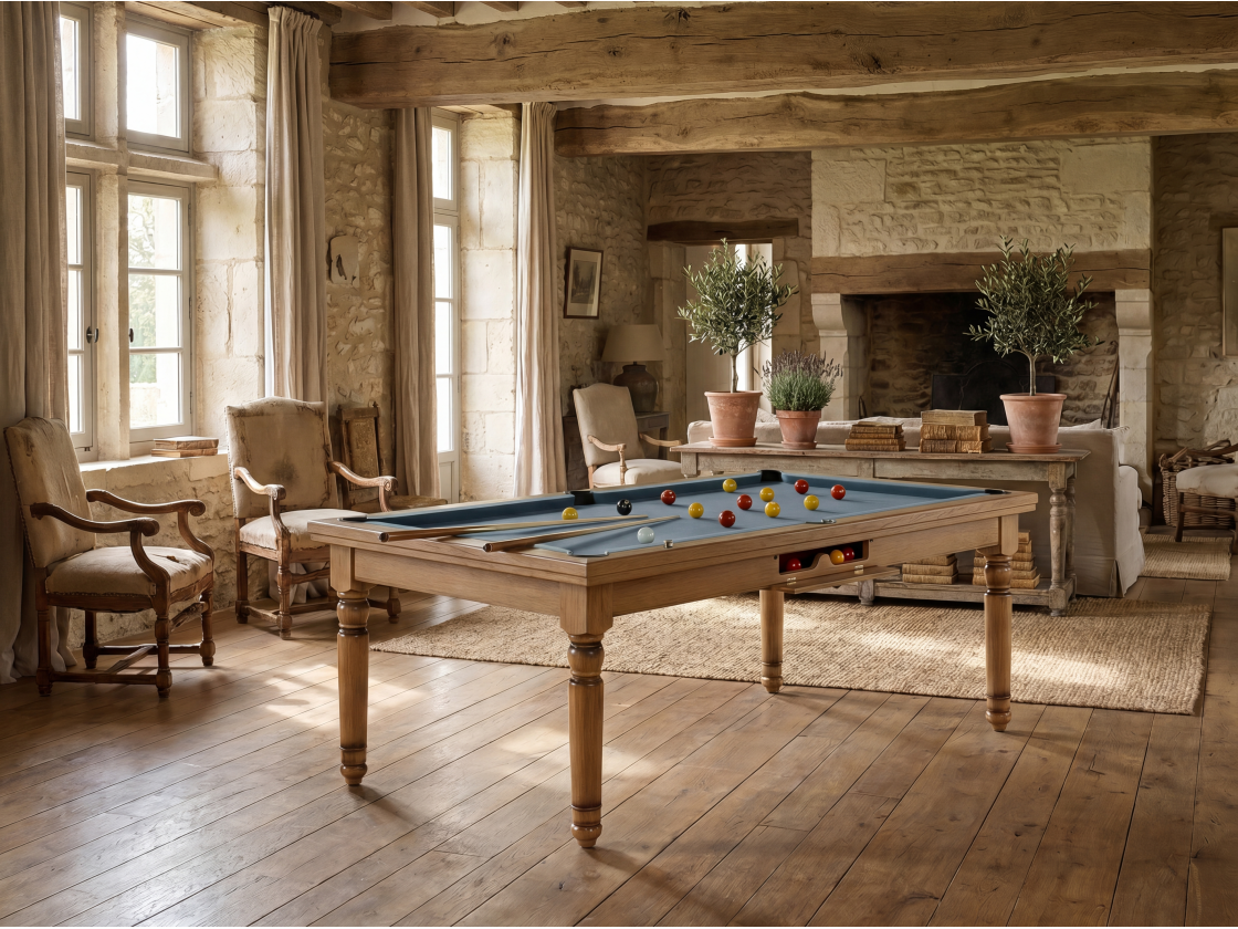 Billard américain, carambole et pool Douvres convertible dinatoire | Billards de France