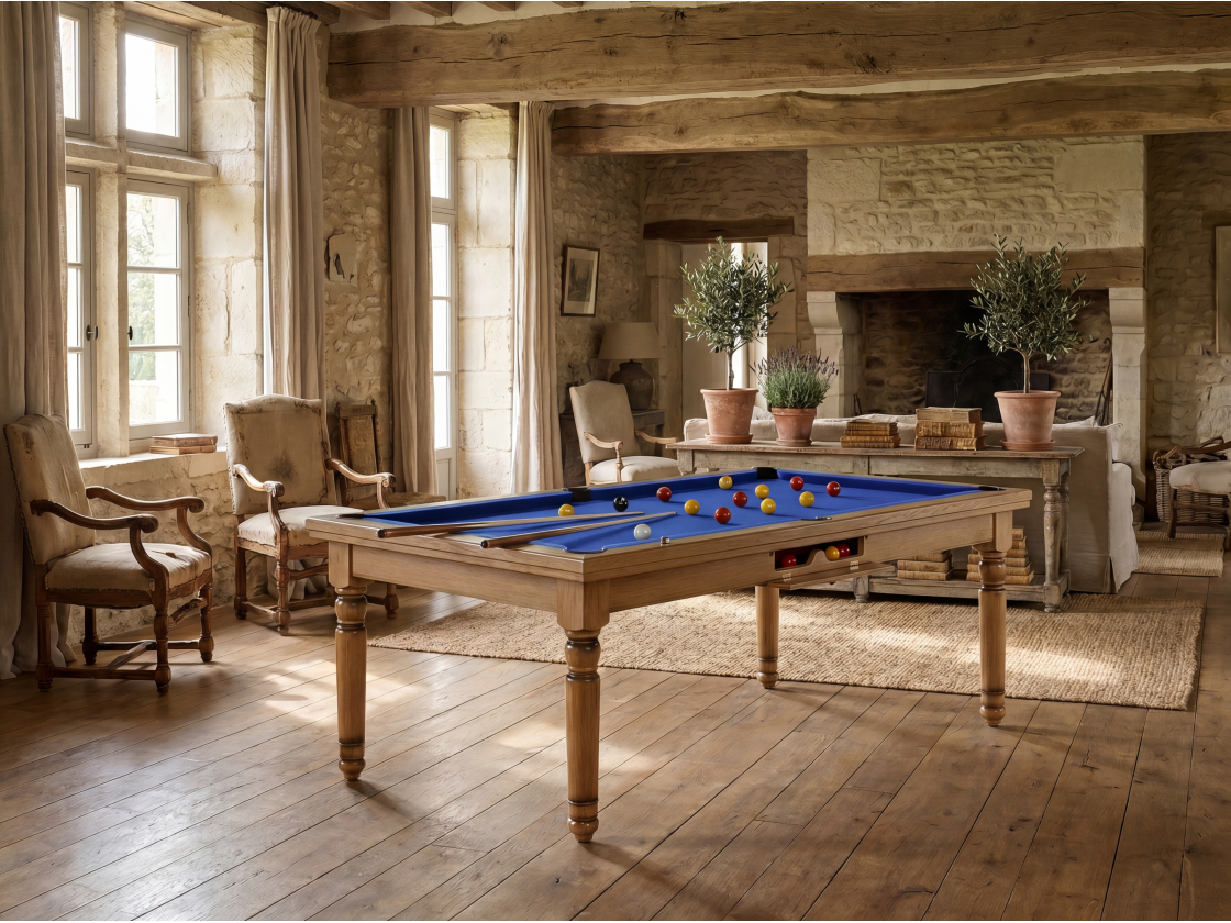 Billard américain, carambole et pool Douvres convertible dinatoire | Billards de France
