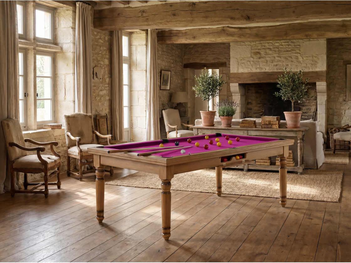 Billard américain, carambole et pool Douvres convertible dinatoire | Billards de France