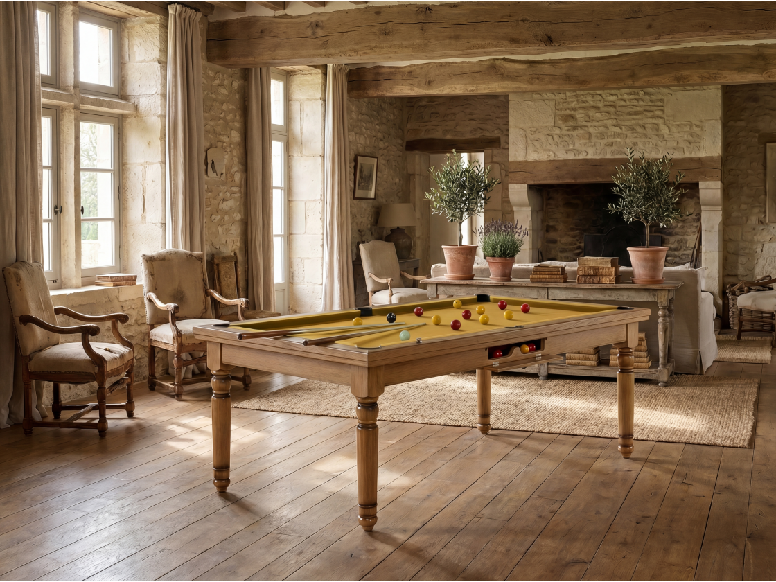 Billard américain, carambole et pool Douvres convertible dinatoire | Billards de France