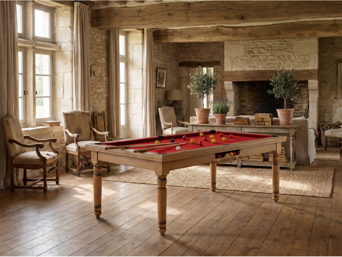 Billard américain, carambole et pool Douvres convertible dinatoire | Billards de France