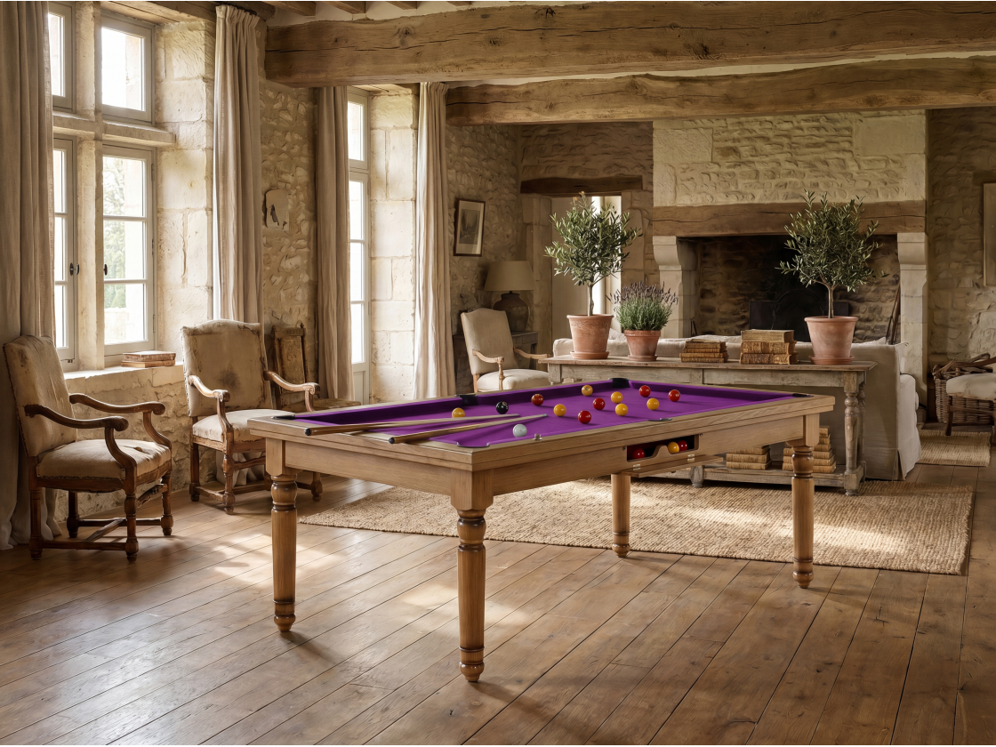 Billard américain, carambole et pool Douvres convertible dinatoire | Billards de France