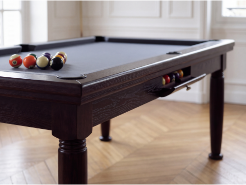 Billard américain convertible français et anglais : Rotterdam Wengé | Billards de France