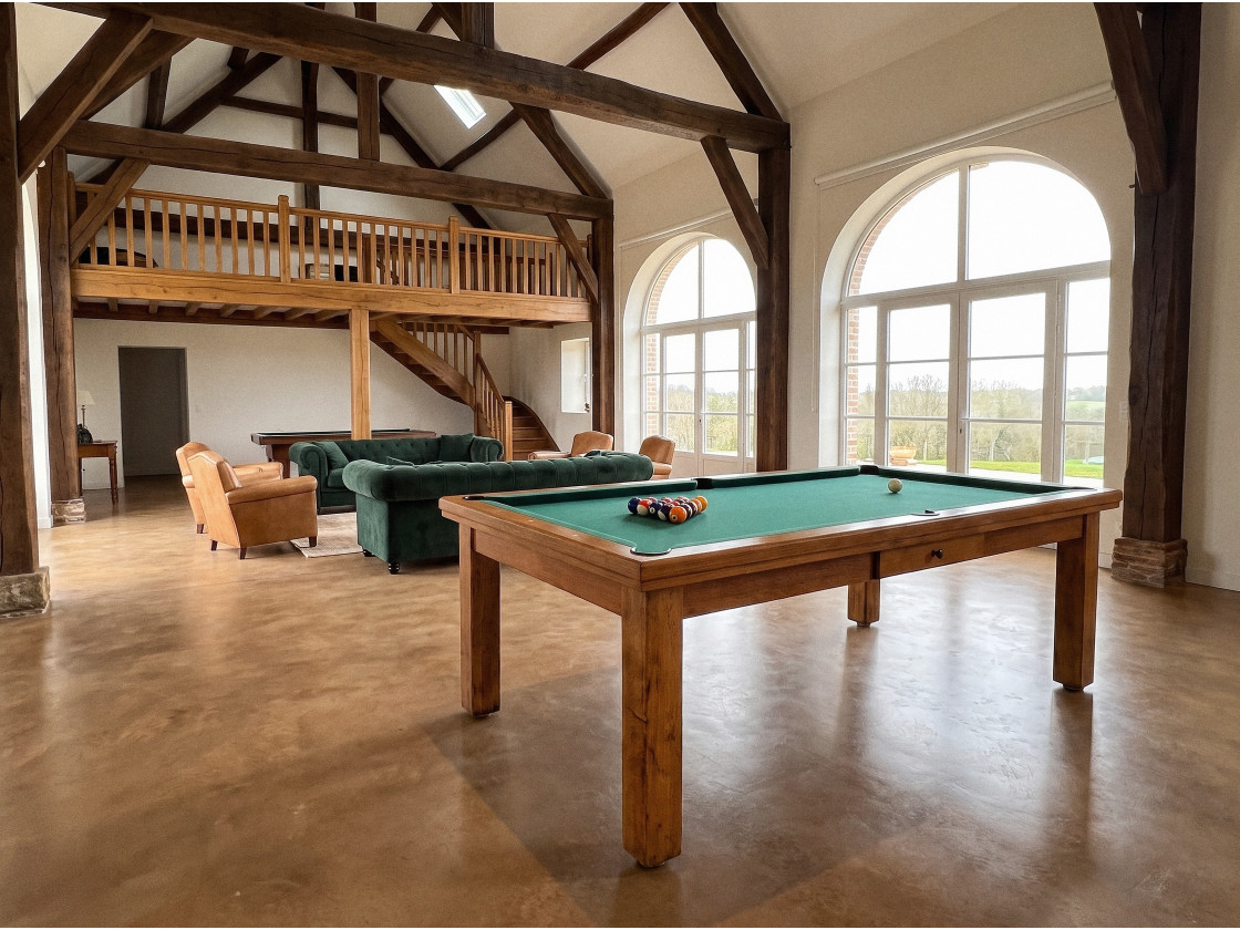 Table billard convertible : Florence chêne | Billards de France
