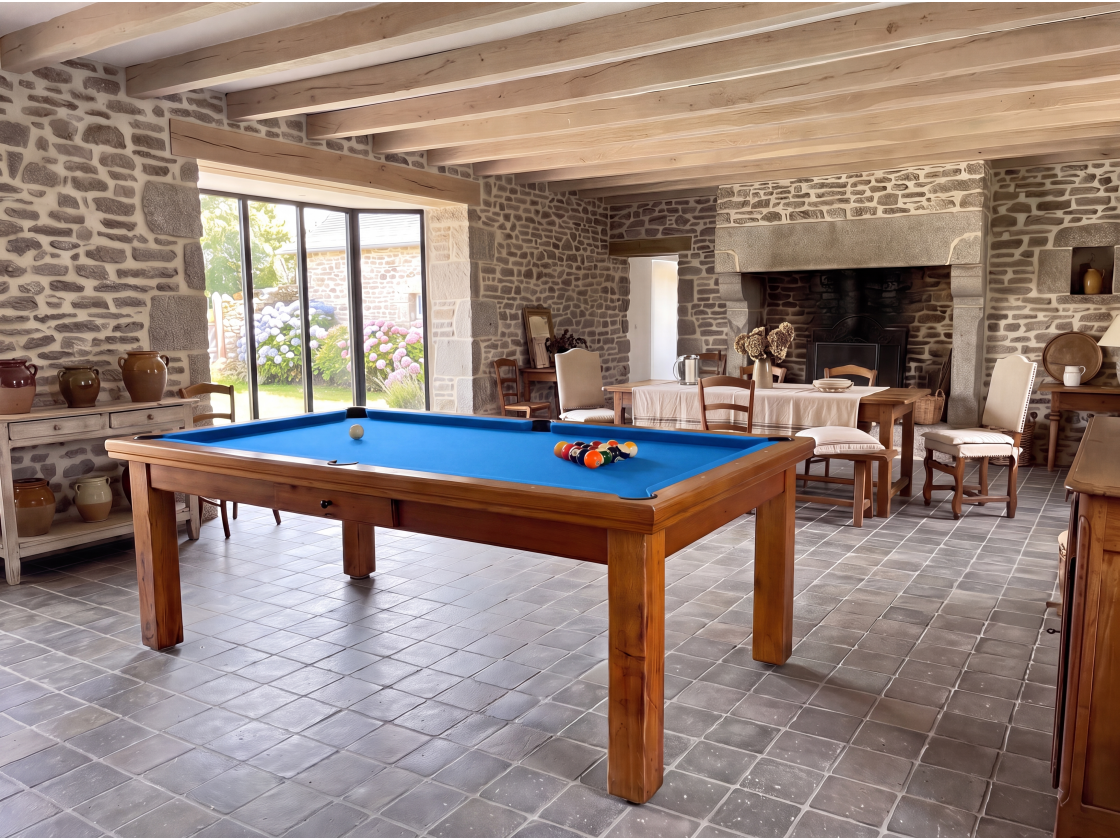 Table billard convertible : Florence chêne | Billards de France