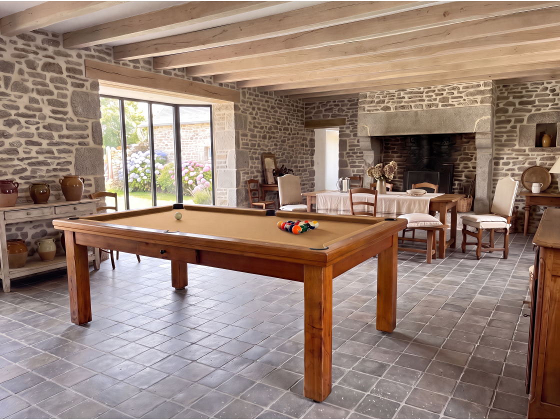 Table billard convertible : Florence chêne | Billards de France