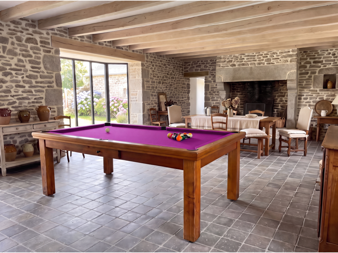 Table billard convertible : Florence chêne | Billards de France