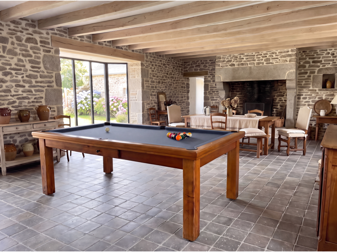 Table billard convertible : Florence chêne | Billards de France
