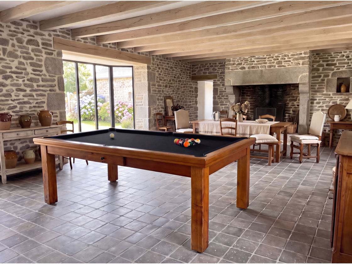 Table billard convertible : Florence chêne | Billards de France