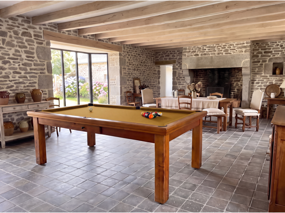 Table billard convertible : Florence chêne | Billards de France