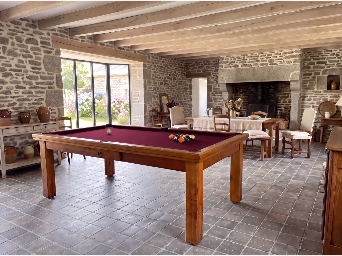 Table billard convertible : Florence chêne | Billards de France