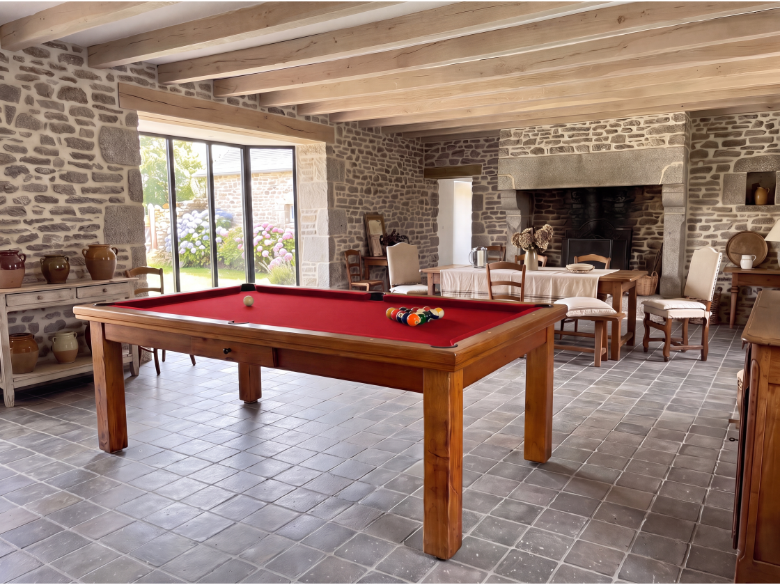 Table billard convertible : Florence chêne | Billards de France