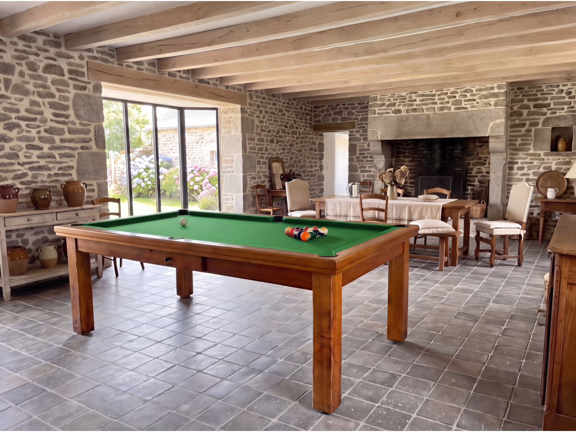 Table billard convertible : Florence chêne | Billards de France
