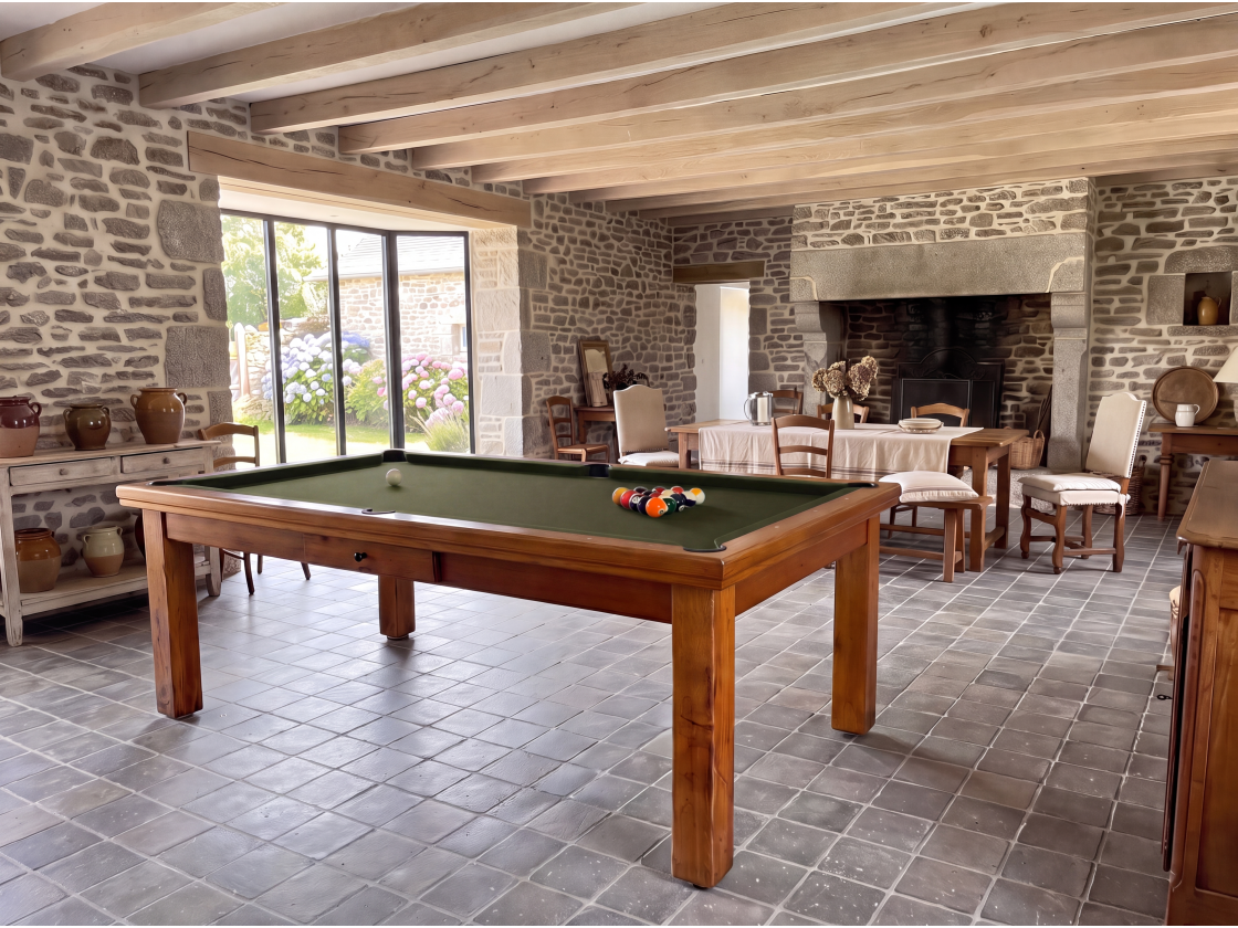 Table billard convertible : Florence chêne | Billards de France