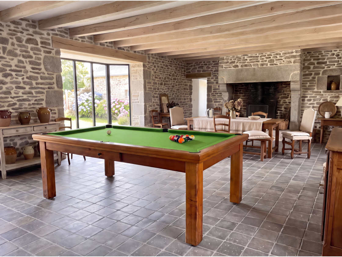 Table billard convertible : Florence chêne | Billards de France