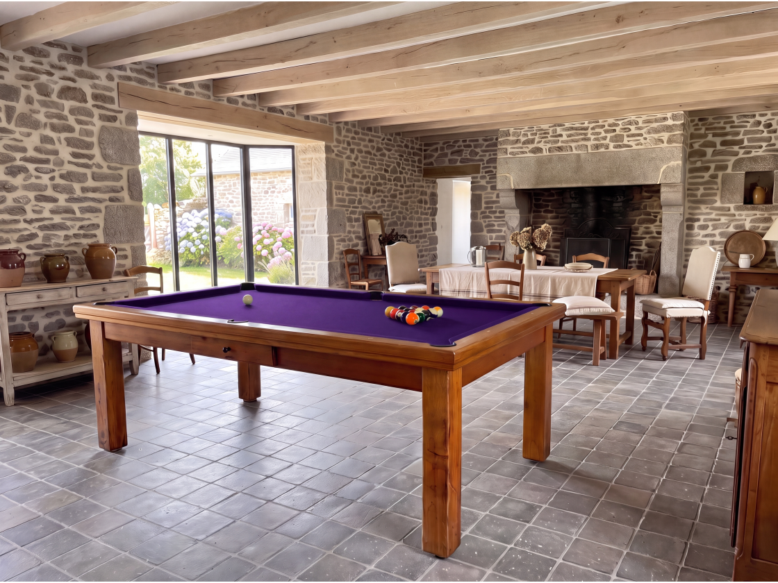 Table billard convertible : Florence chêne | Billards de France