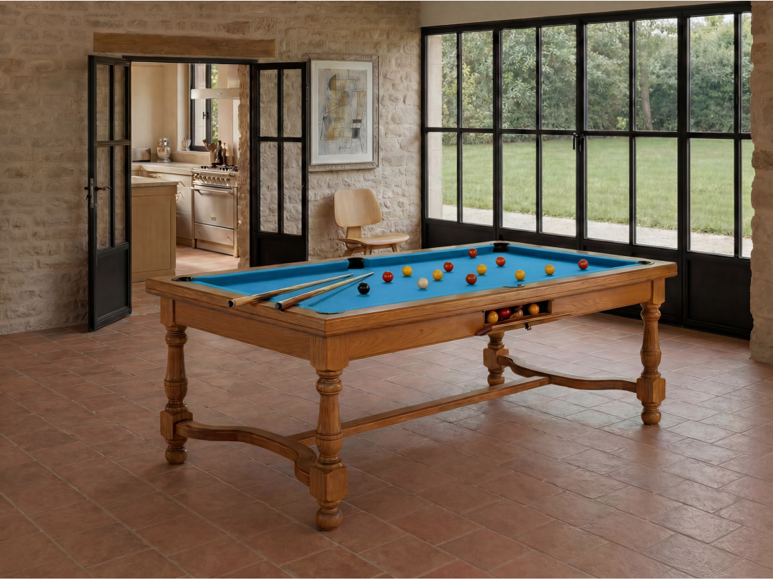 Table billard convertible américain, carambole, pool : Rome