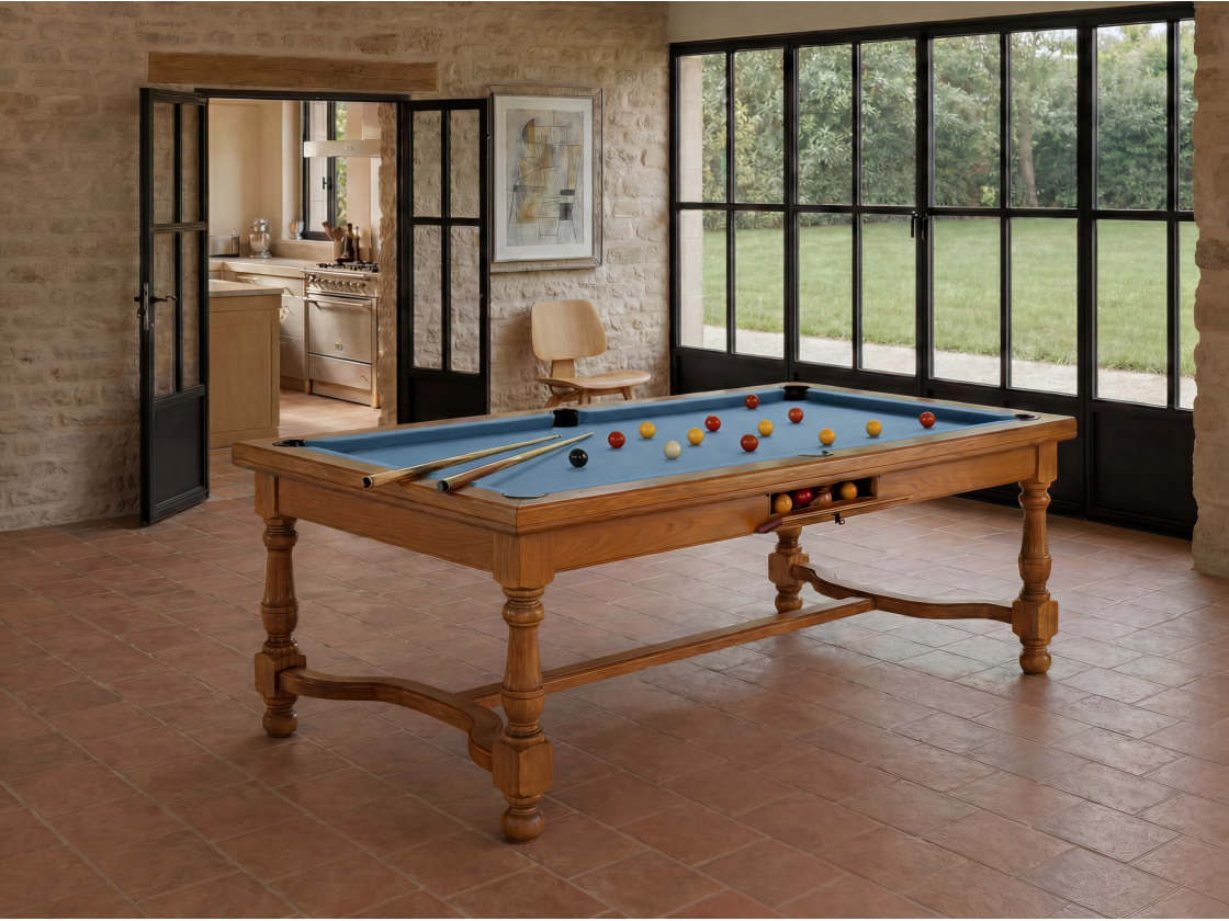 Table billard convertible américain, carambole, pool : Rome