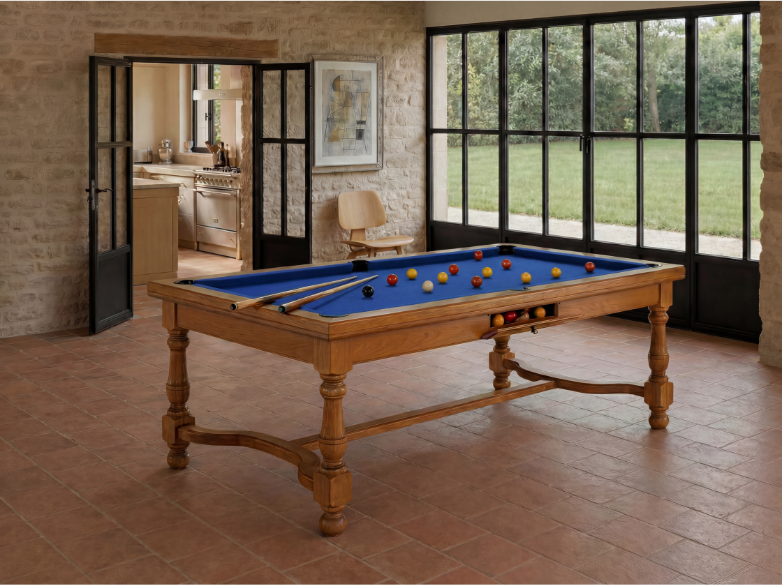 Table billard convertible américain, carambole, pool : Rome
