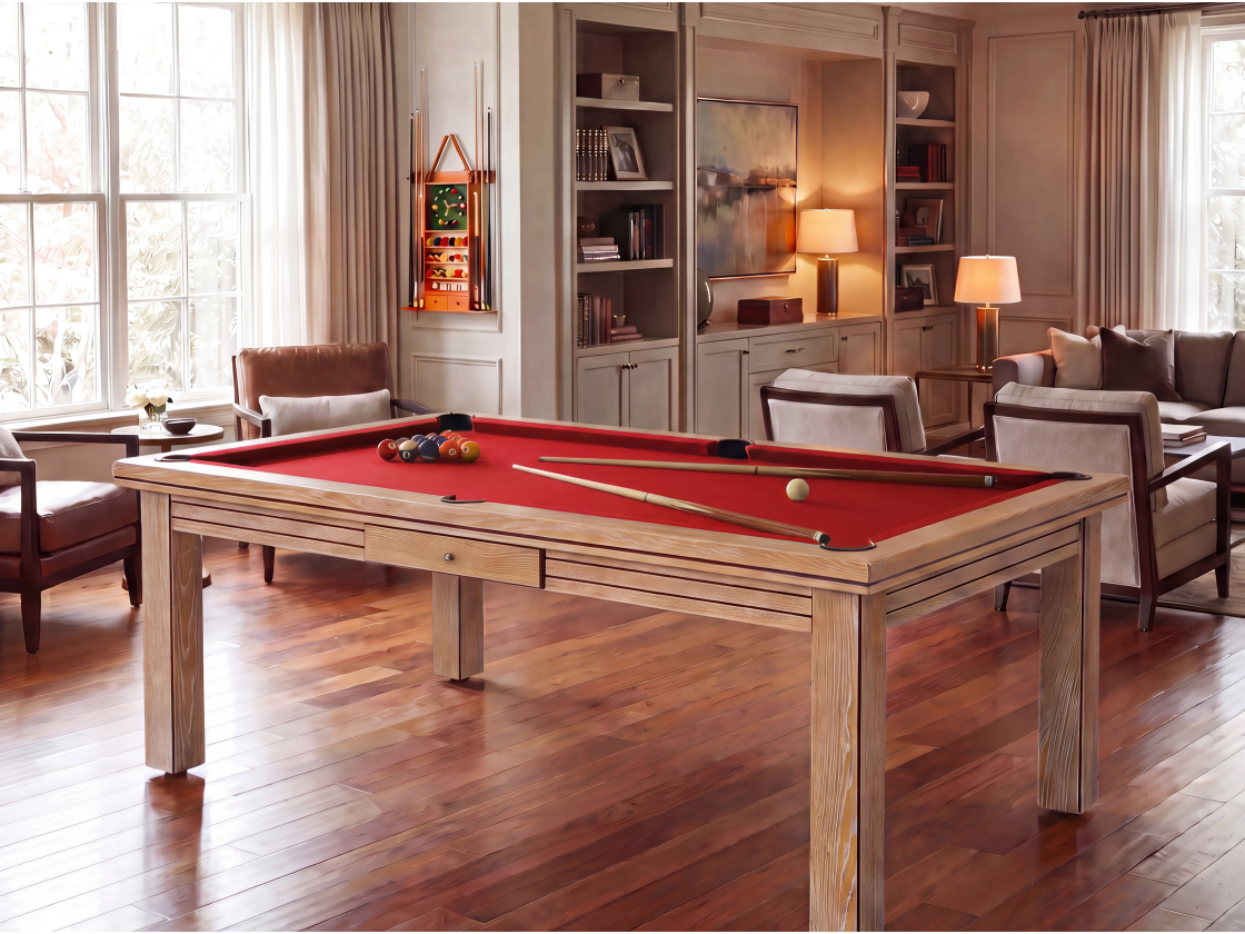 Table billard convertible : Helsinki blanchi | Billards de France