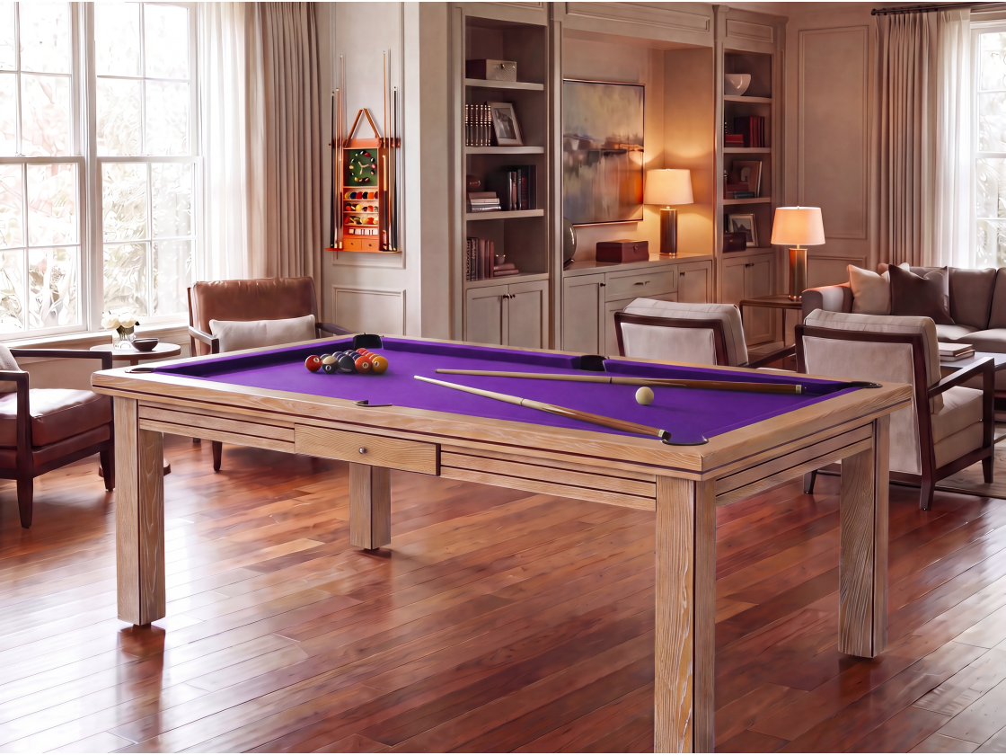 Table billard convertible : Helsinki blanchi | Billards de France