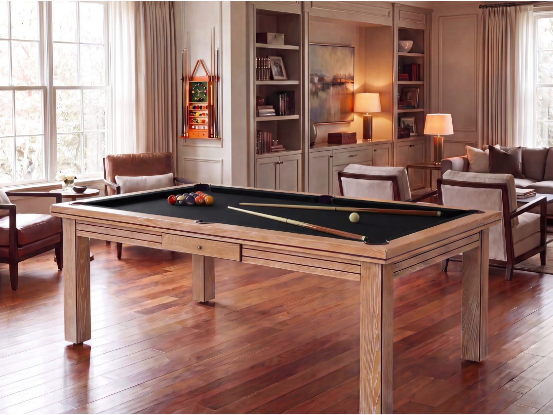 Table billard convertible : Helsinki blanchi | Billards de France