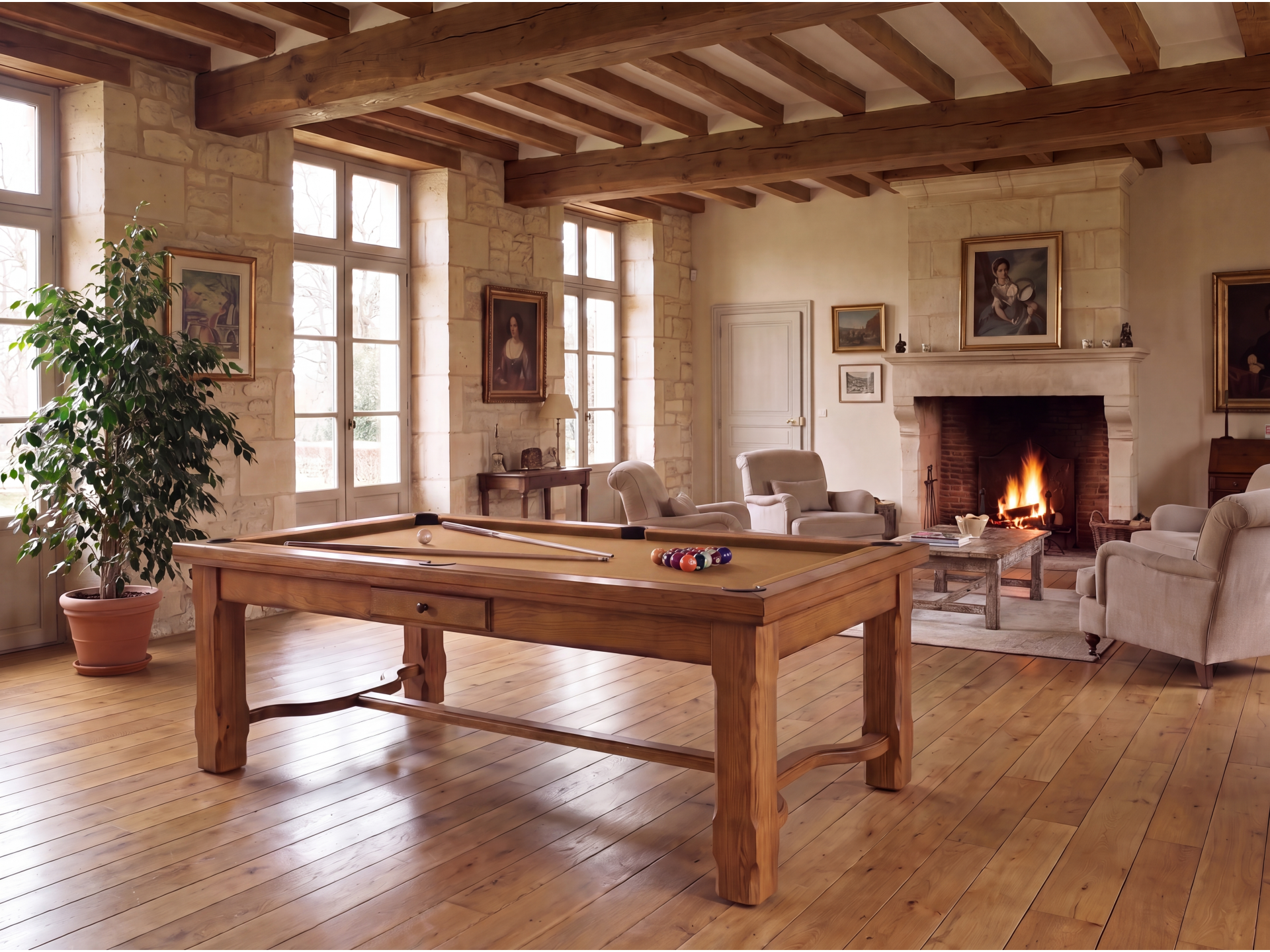 Table billard convertible : Venise | Billards de France