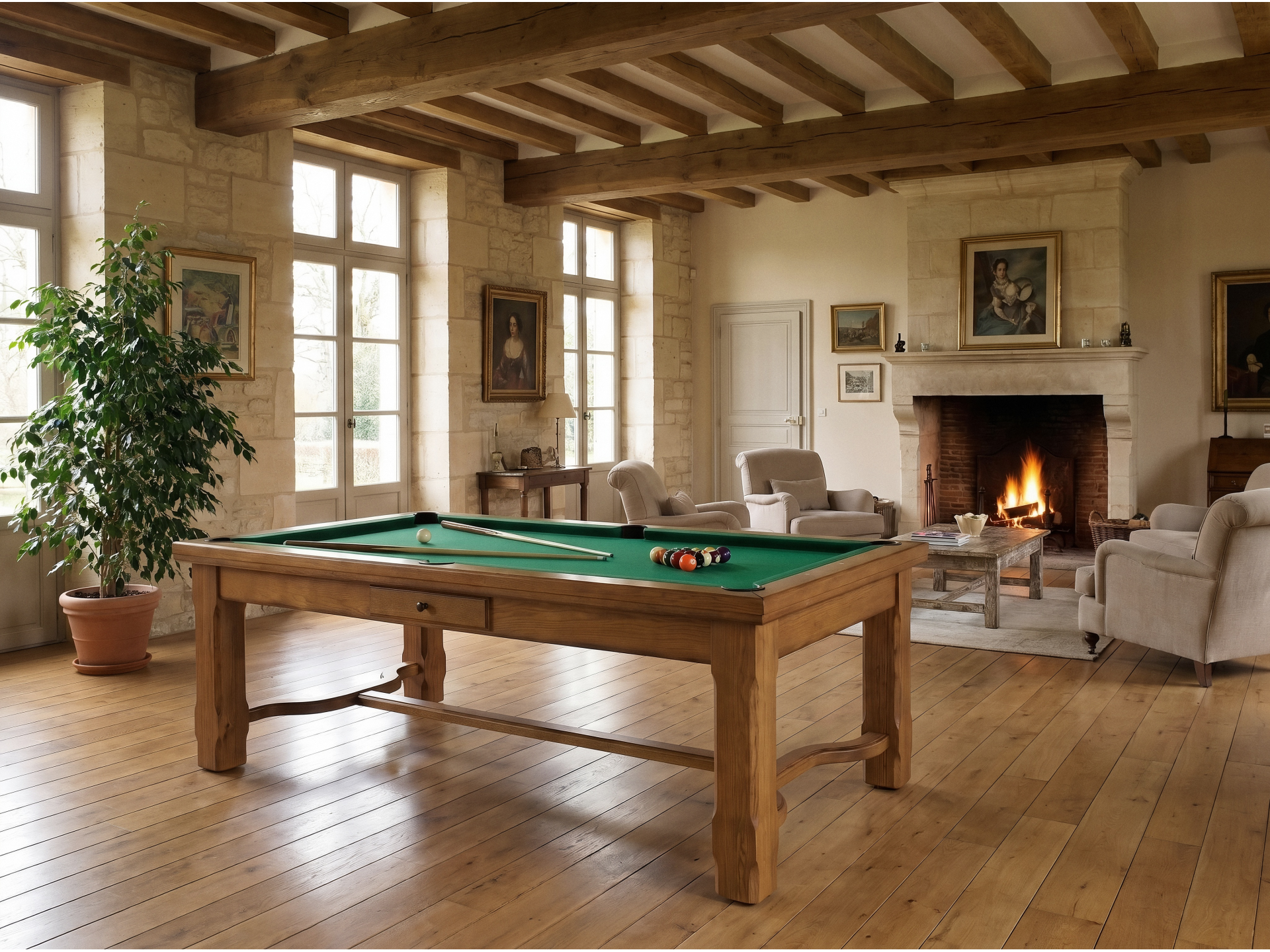 Table billard convertible : Venise | Billards de France