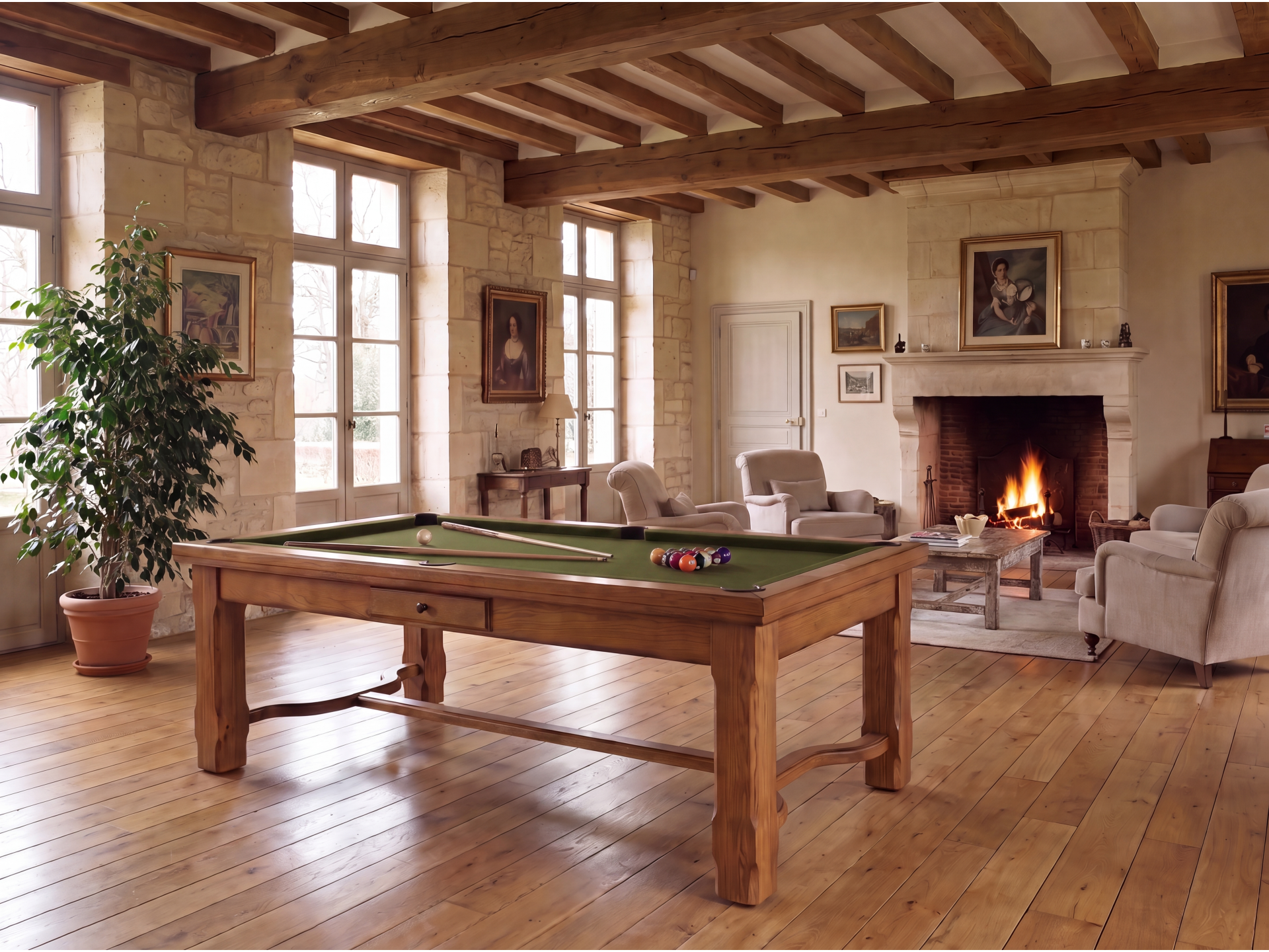 Table billard convertible : Venise | Billards de France