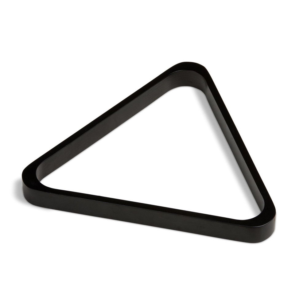 Triangle pour billes en Ø 57 mm bois noir us