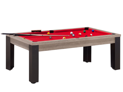 Table de billard convertible : Mendoza pieds métalliques
