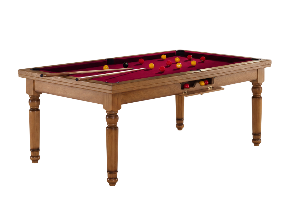 Billard américain, carambole et pool Douvres convertible dinatoire | Billards de France