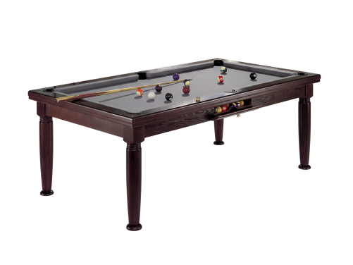 Billard américain convertible français et anglais : Rotterdam Wengé | Billards de France