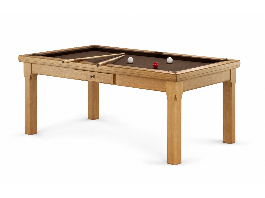 Billard américain, français et pool Cardiff convertible en table| Billards de France