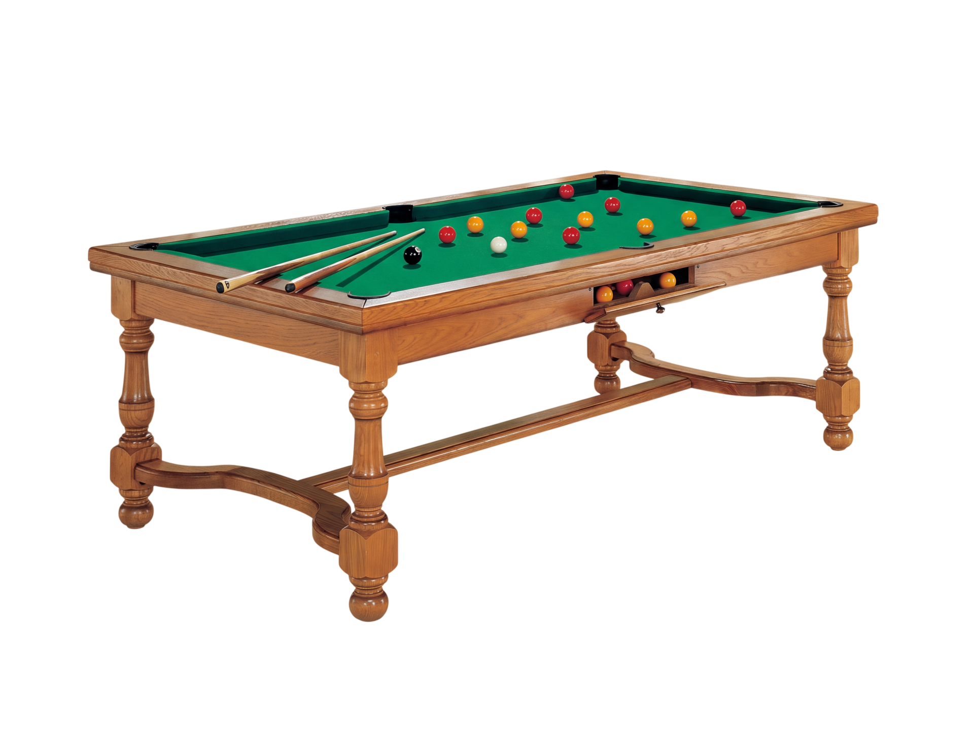 Table billard convertible américain, carambole, pool : Rome