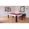 Table billard convertible avec pieds métalliques : Rio
