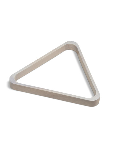 Triangle pour billes en Ø 57 mm bois blanc us