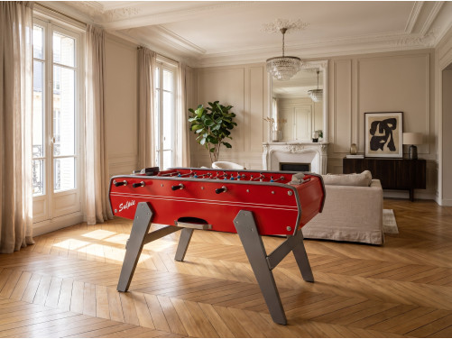 Baby-foot Sulpie Evolution laqué rouge vif | Billards de France