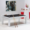 Billard noir, table de billard convertible