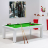 Billard americain, couleur vert pomme