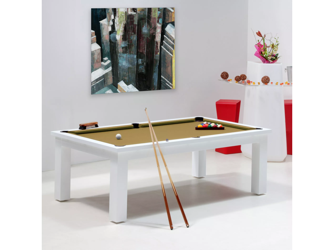 Billard - Billard de luxe couleur or gold