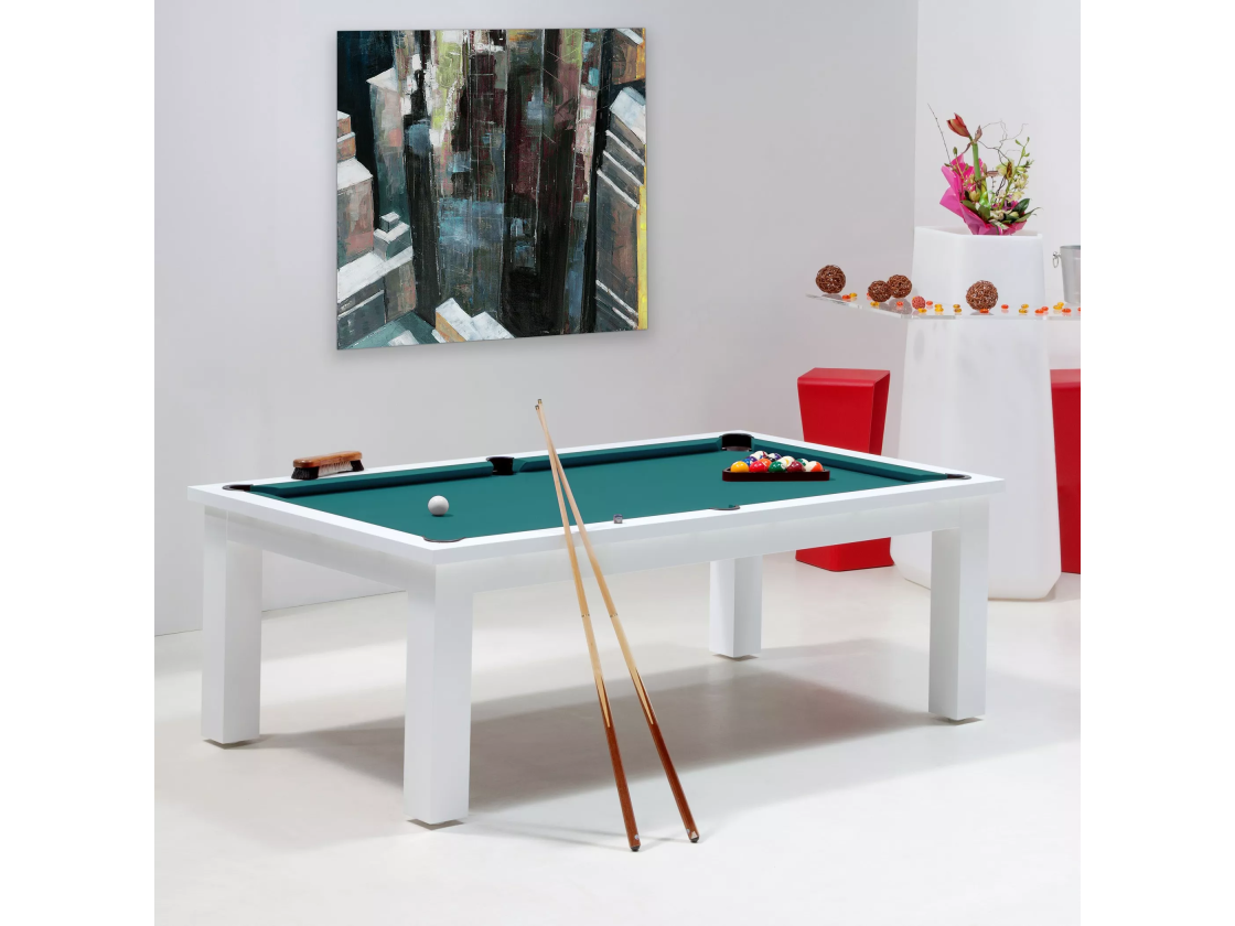 Billard - Tapis de billard couleur vert bleu