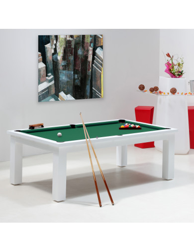 Billard transformable - Tapis de billard vert jaune