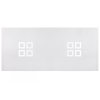 Table billard convertible : Dessus de table en verre